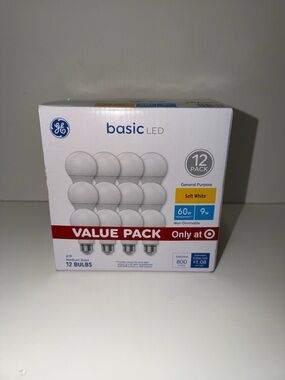 Soft White Basic LED lights 12 Bulbs